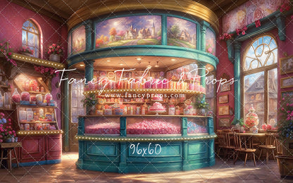 Sweet Tart Hearts with Candy Floor - With Sweep Option