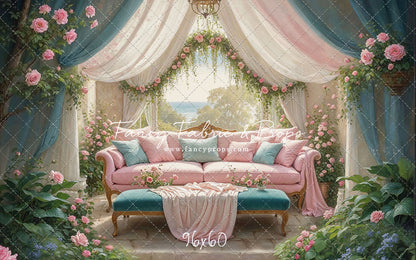 Versailles Rose Terrace - With Sweep Option