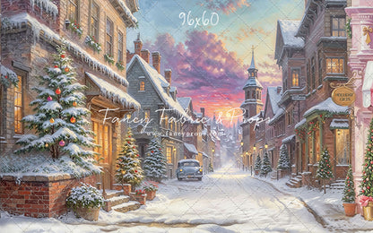 Winter Glow on Heritage Lane - With Sweep Option