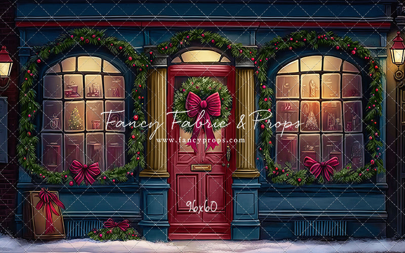 Wintertime Shop - Blue Shop - with Sweep Option