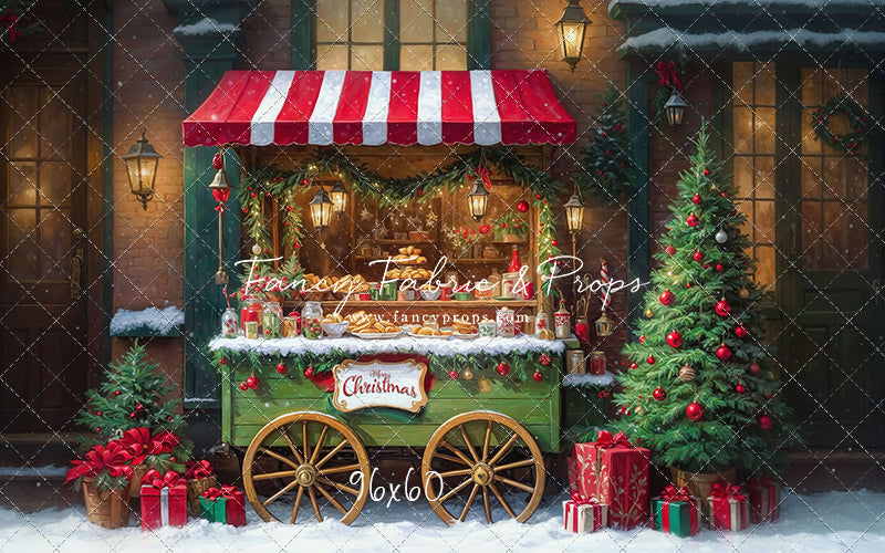 Yuletide Treats Cart - With Sweep Option