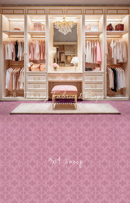 Boss Babe Closet - Pink Carpet - With Sweep Option