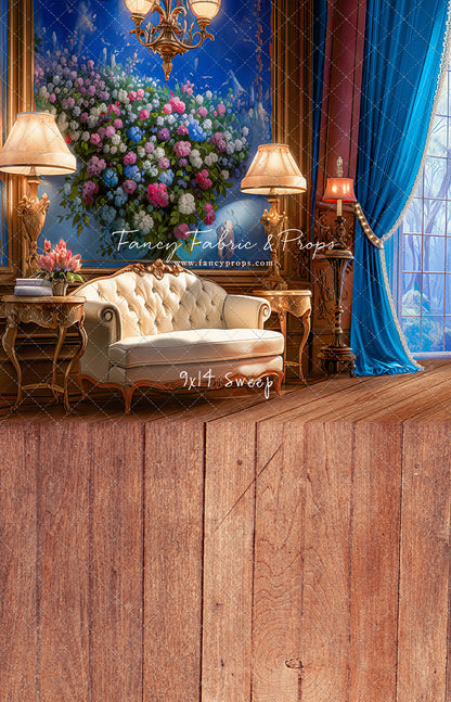 Elegant Lounge - Blue - With Sweep Option