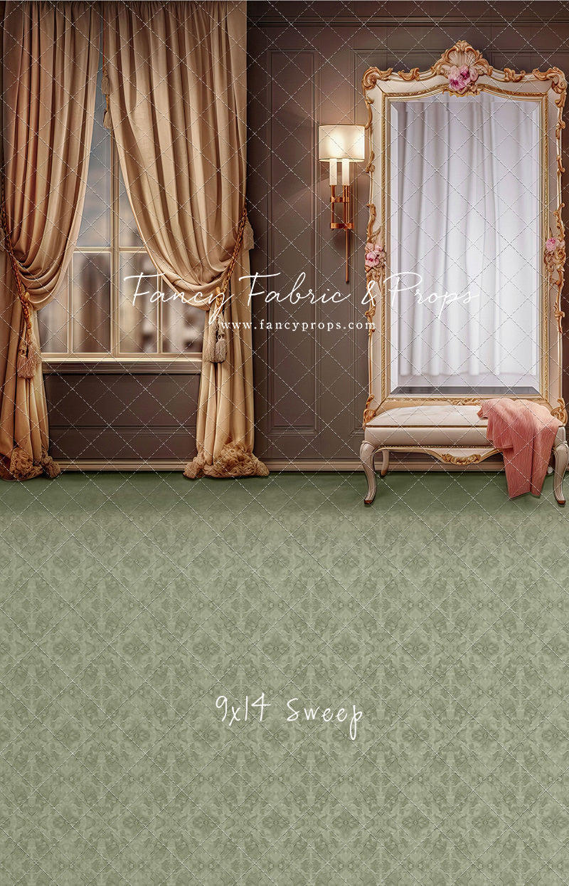 Glam Mirror - Green Floor - With Sweep Option