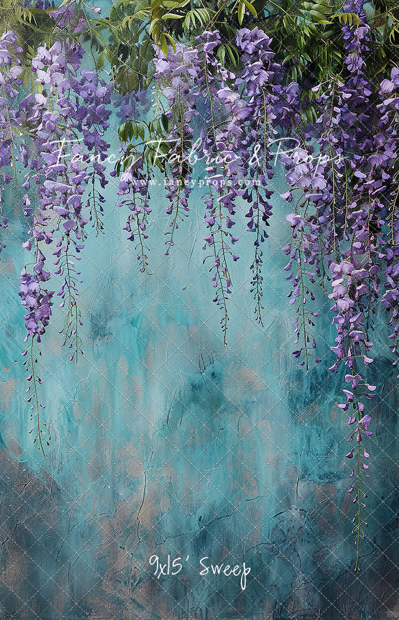 Painted Blue Wisteria