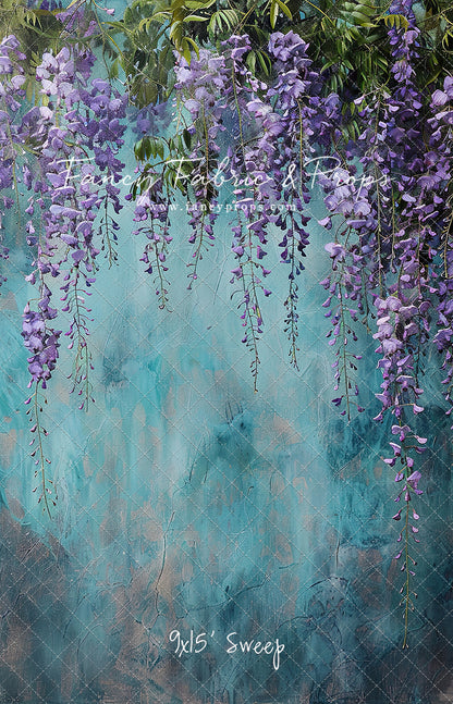 Painted Blue Wisteria
