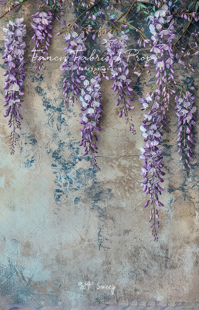 Painted Floral Lavender Wisteria