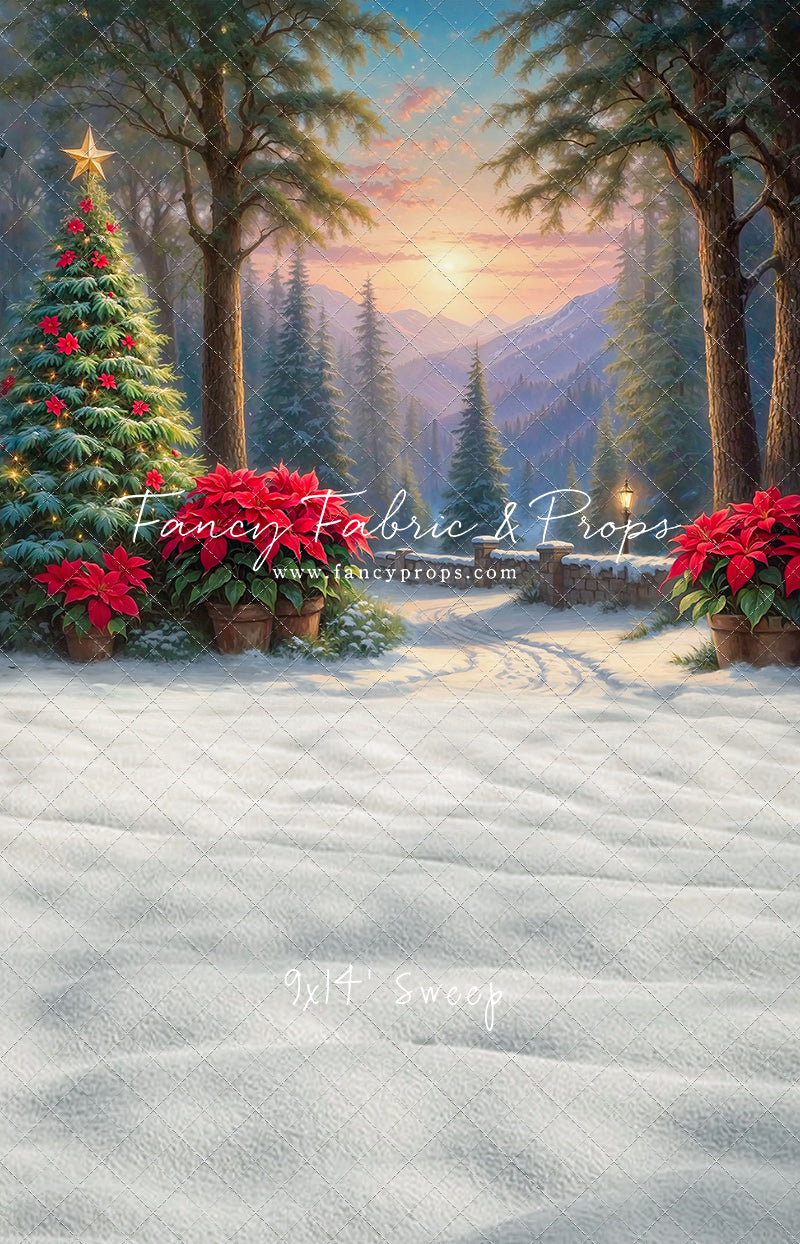 Sunset on Yuletide Lane - With Sweep Option