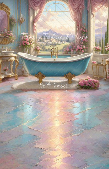 Tuscan Villa Powder Parlor - With Sweep Option