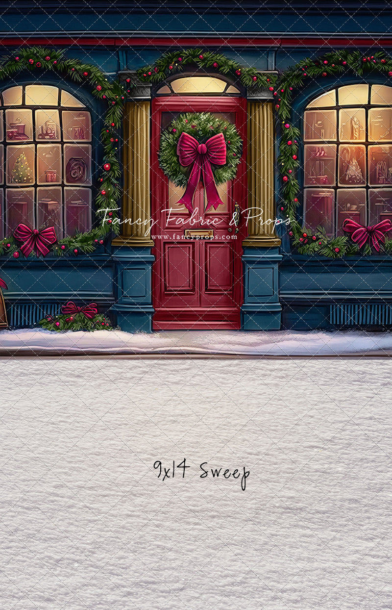 Wintertime Shop - Blue Shop - with Sweep Option