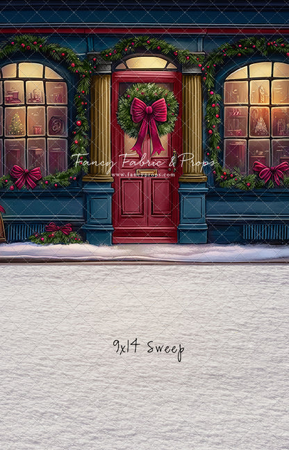 Wintertime Shop - Blue Shop - with Sweep Option