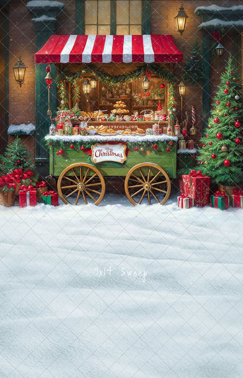 Yuletide Treats Cart - With Sweep Option
