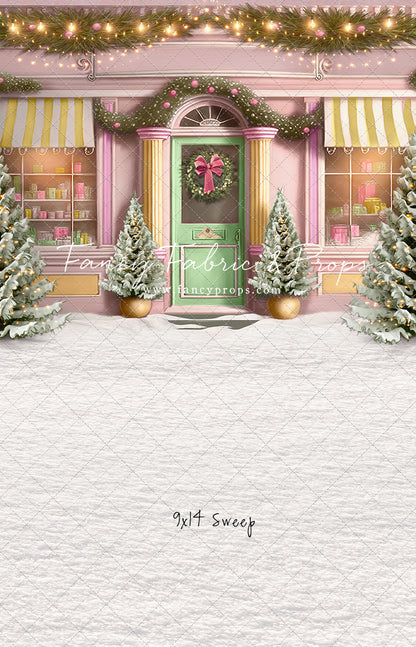 Frosty Sweet Shop - Green & Gold - with Sweep Option