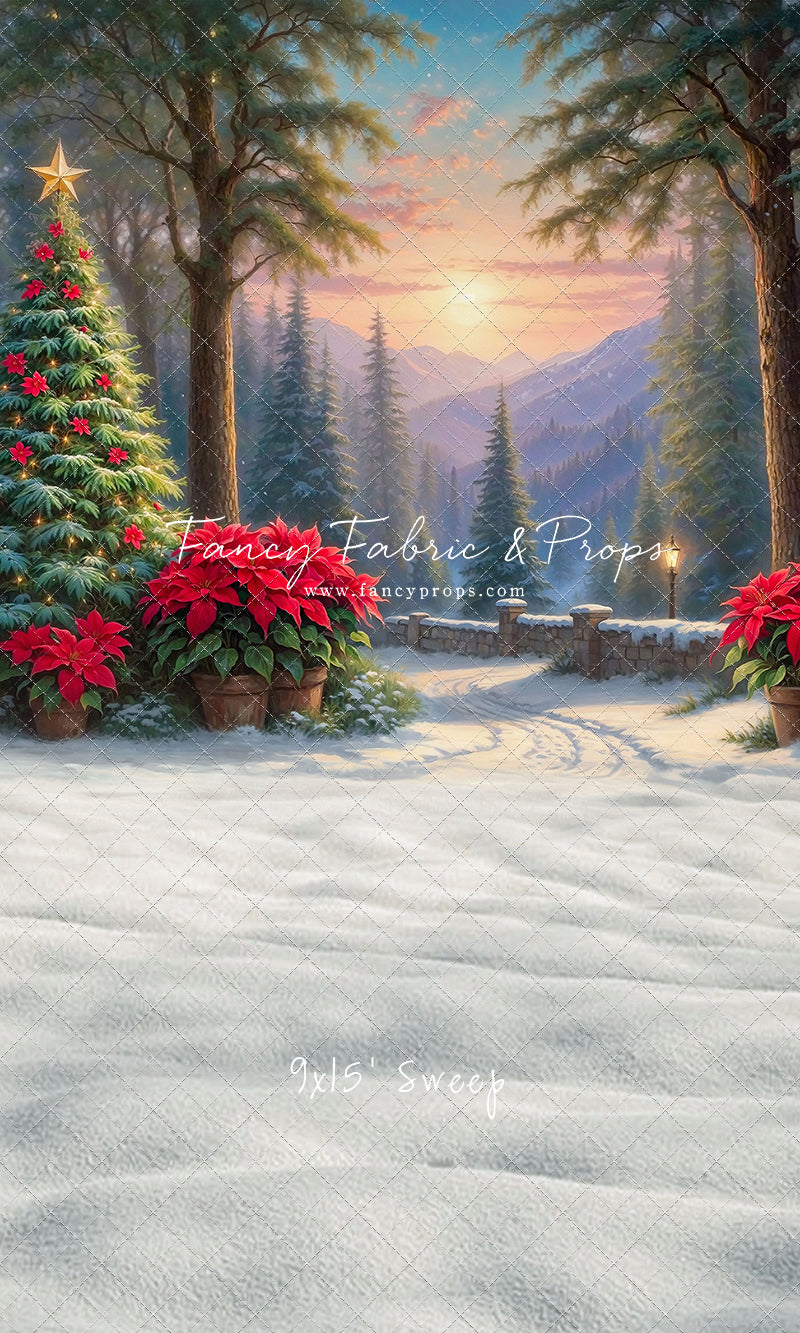 Sunset on Yuletide Lane - With Sweep Option