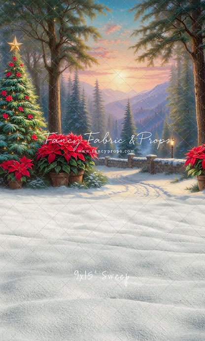 Sunset on Yuletide Lane - With Sweep Option