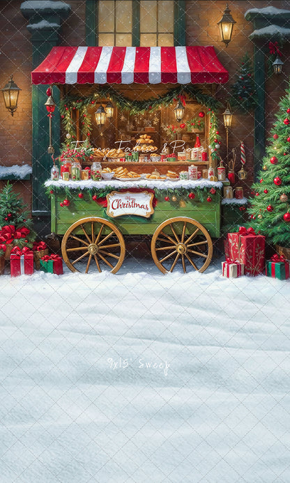 Yuletide Treats Cart - With Sweep Option