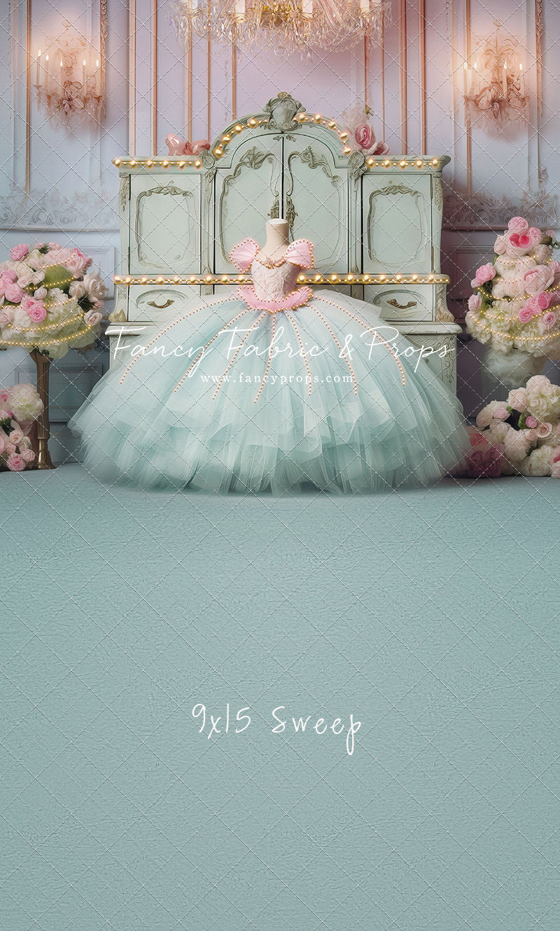 Miss Charlotte - Sage Carpet - With Sweep Option