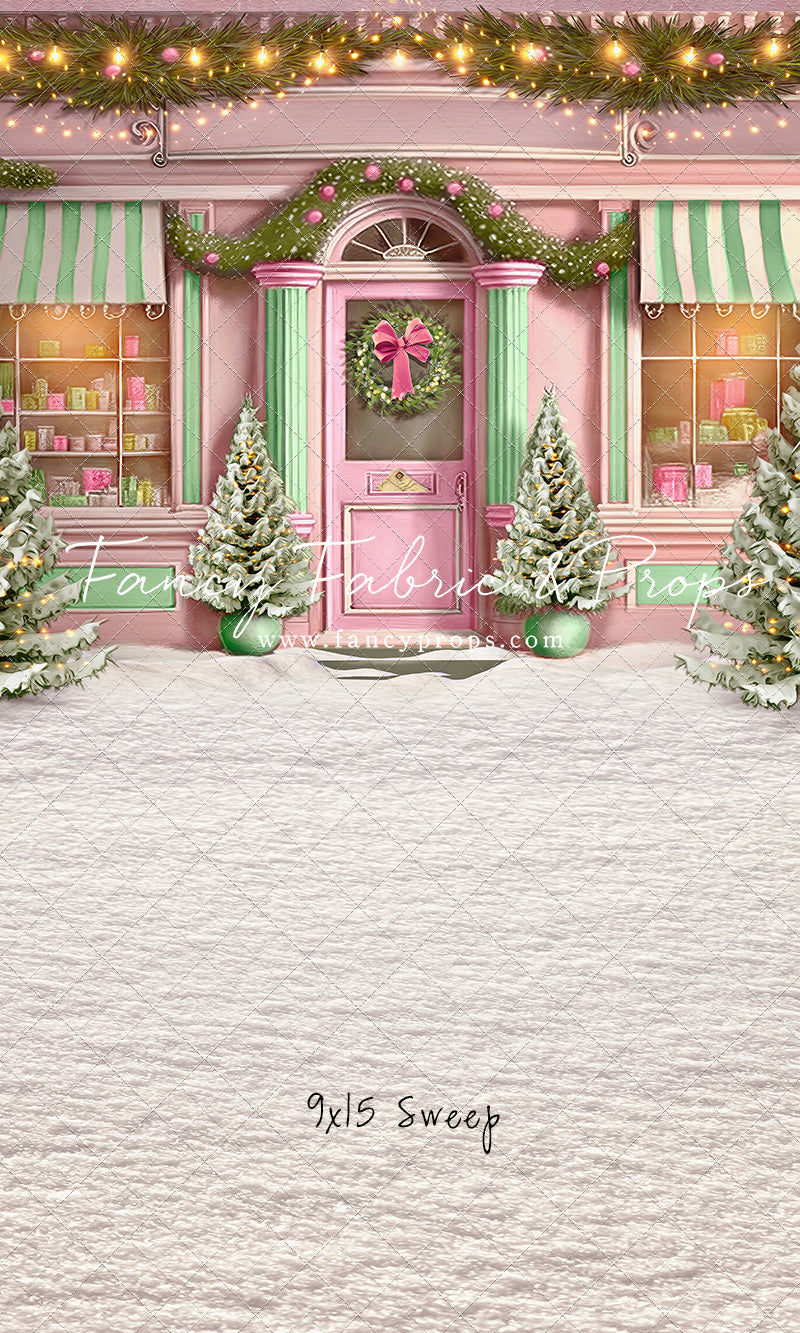 Frosty Sweet Shop - Pink & Green - with Sweep Option