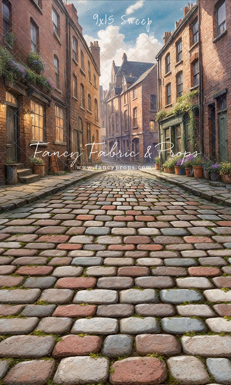 Garrison Lane - Colored Cobblestone - With Sweep Option