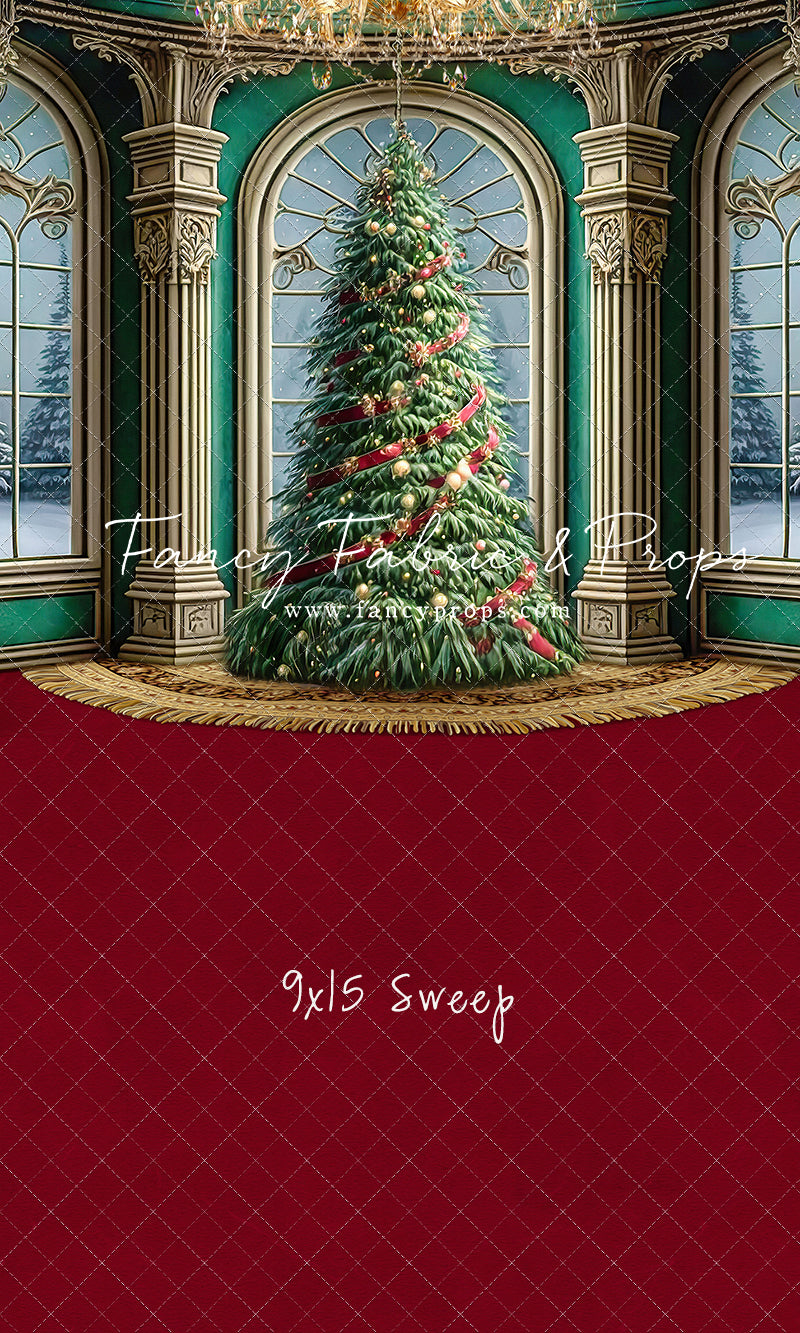 Royal Christmas Tree - Red Carpet Option - with Sweep Option