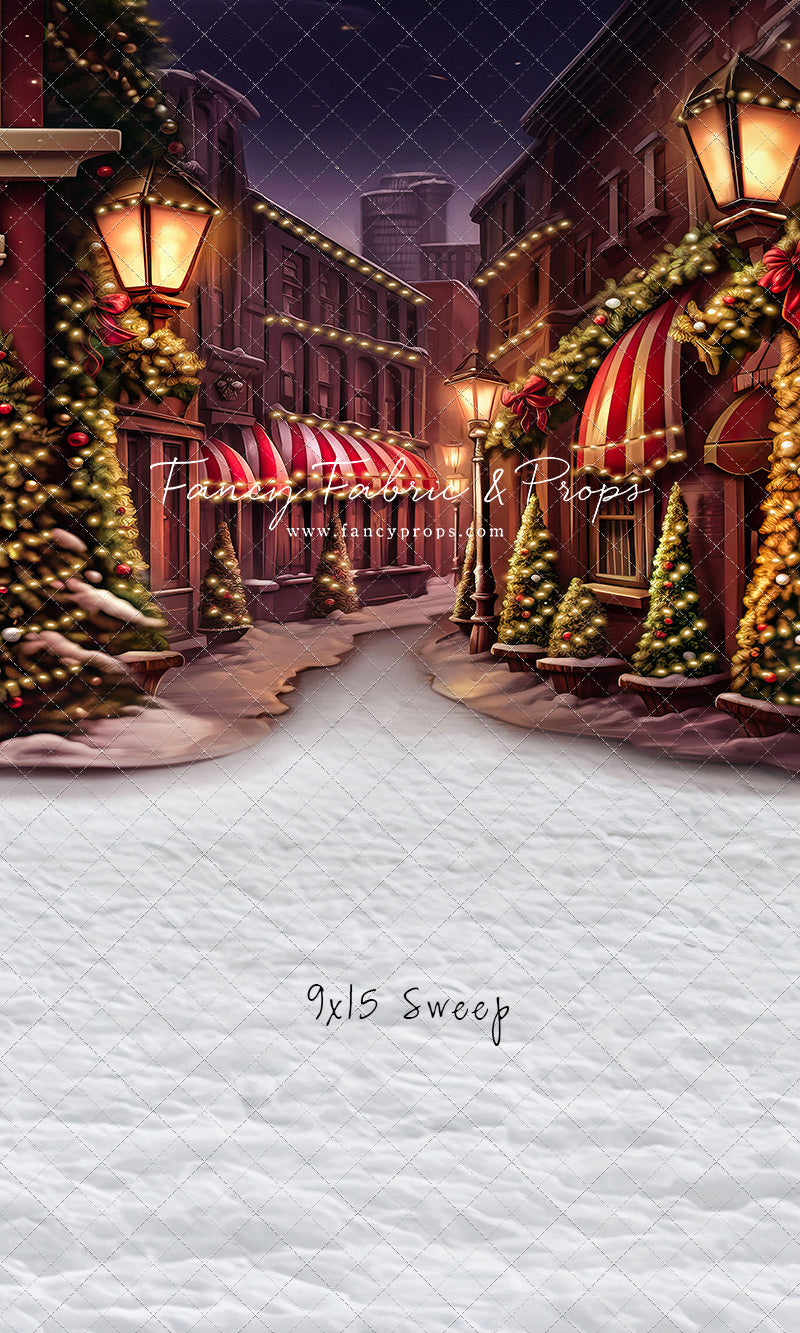 Crimson Christmas Shops - with Sweep Option