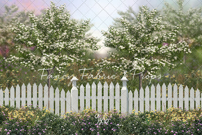 Country Spring Picket Fence