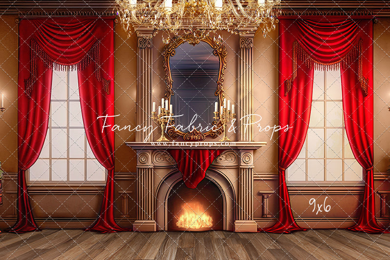 Cozy Up By The Fire - Wood Floor Option - with Sweep Option