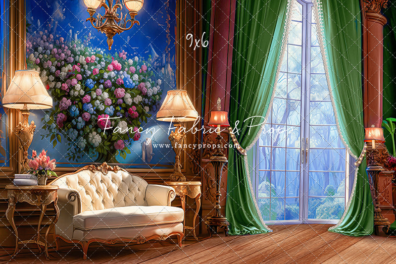 Elegant Lounge - Green - With Sweep Option