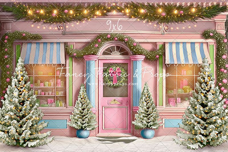 Frosty Sweet Shop - Pink & Blue - with Sweep Option