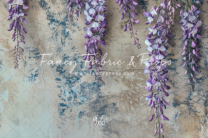 Painted Floral Lavender Wisteria