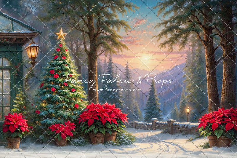 Sunset on Yuletide Lane - With Sweep Option