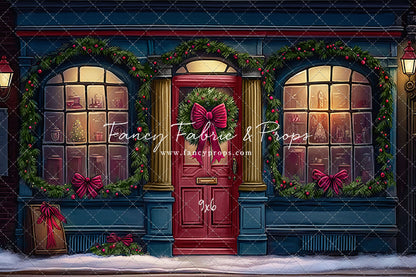 Wintertime Shop - Blue Shop - with Sweep Option