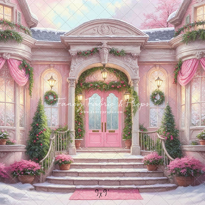 Rose Victorian Christmas - With Sweep Option