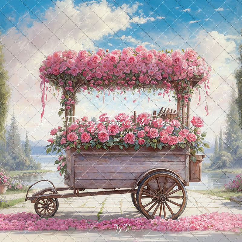 Rosy Blossom Cart - With Sweep Option