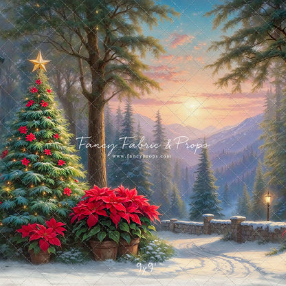 Sunset on Yuletide Lane - With Sweep Option