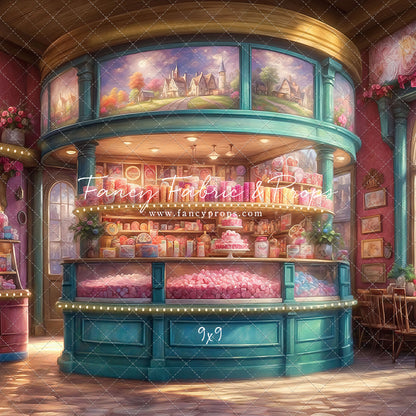 Sweet Tart Hearts with Candy Floor - With Sweep Option