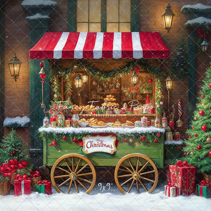 Yuletide Treats Cart - With Sweep Option