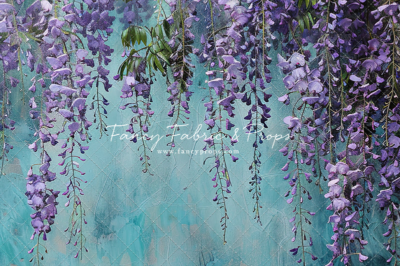 Painted Blue Wisteria