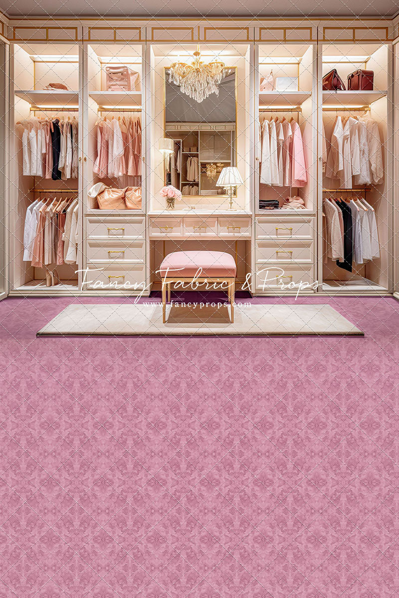 Boss Babe Closet - Pink Carpet - With Sweep Option