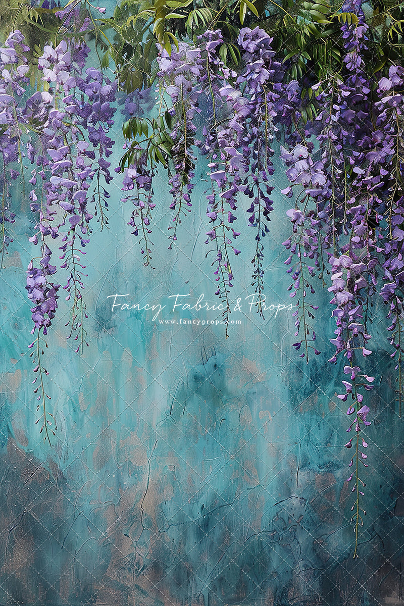 Painted Blue Wisteria