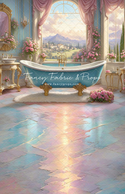 Tuscan Villa Powder Parlor - With Sweep Option