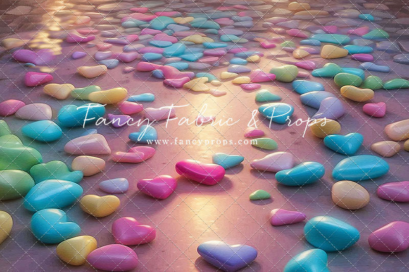 Sweet Tart Hearts Candy Mat Floor