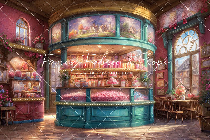 Sweet Tart Hearts with Candy Floor - With Sweep Option