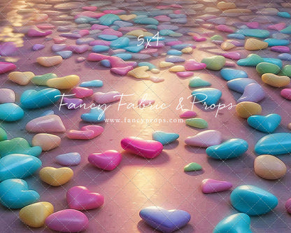 Sweet Tart Hearts Candy Mat Floor