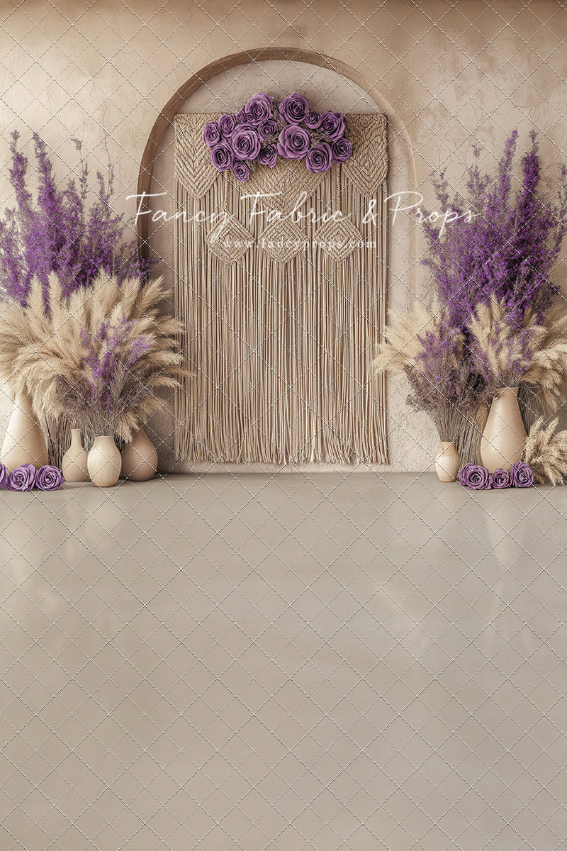 Bohemian Lavender Rose - With Sweep Option