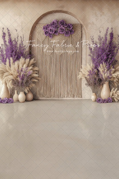 Bohemian Lavender Rose - With Sweep Option