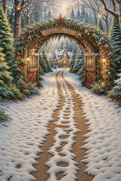 Christmas Path To Home - with Sweep Option