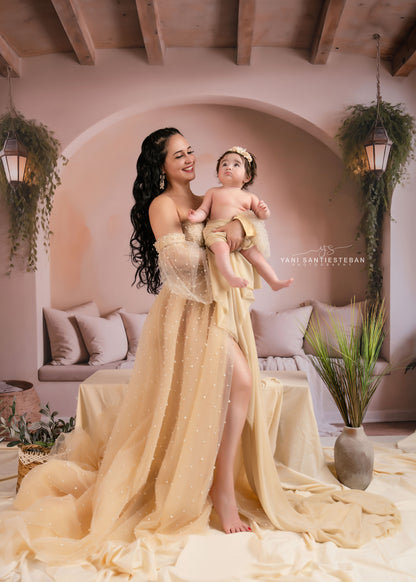 Warm Beige Comforts - Tile Floor - With Sweep Option