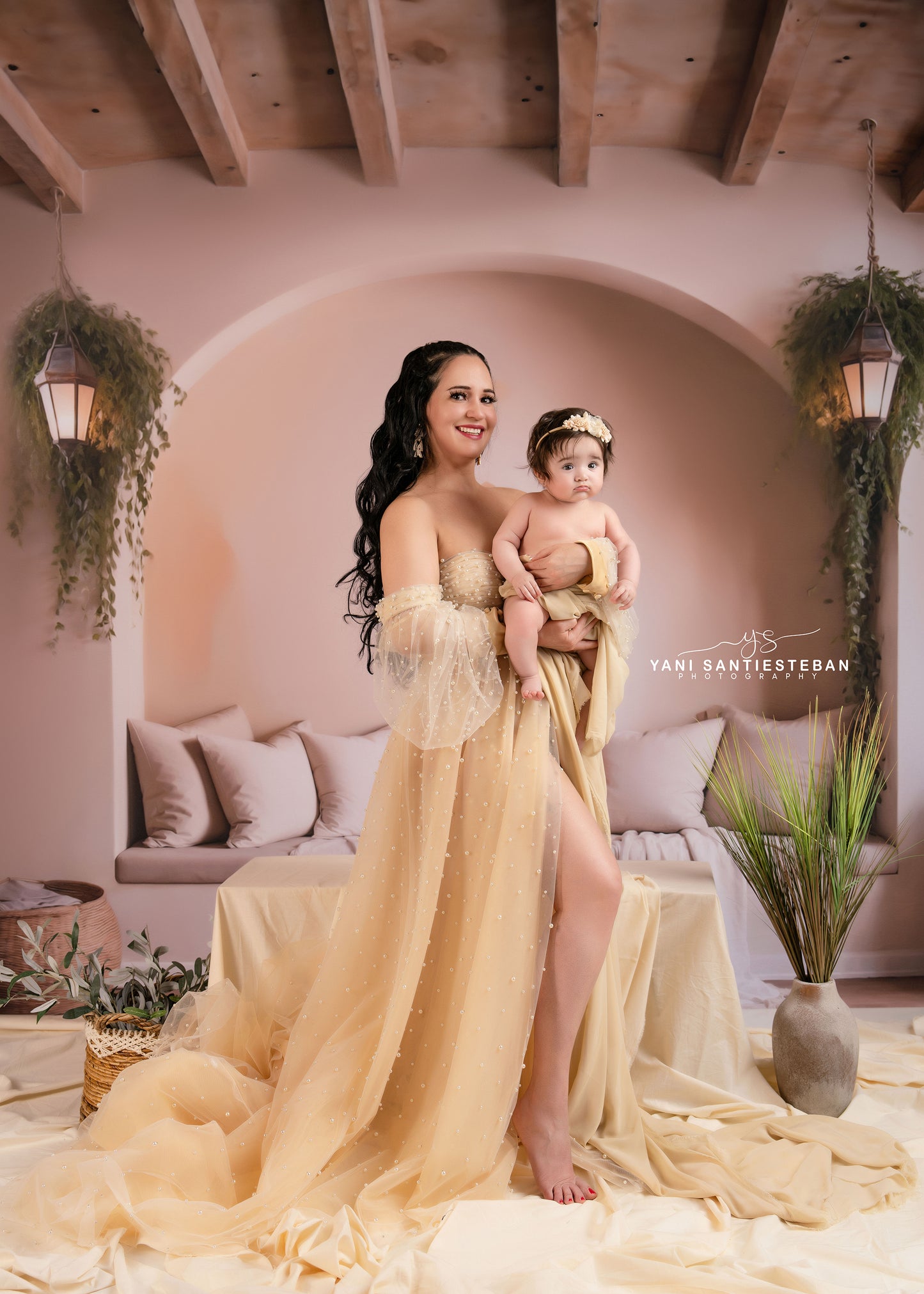 Warm Beige Comforts - Wood Floor - With Sweep Option