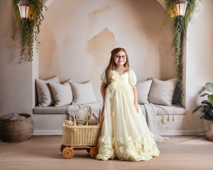 Warm Beige Comforts - Tile Floor - With Sweep Option